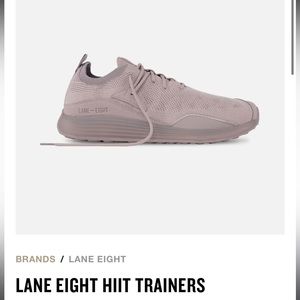 BNWT lane-eight HIIT trainer in warm grey